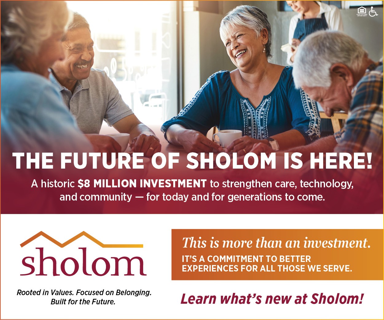 Future of Sholom Senior Care – $8 Million Infrastructure Investment
