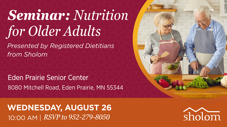 Nutrition for Older Adults Eden Prairie