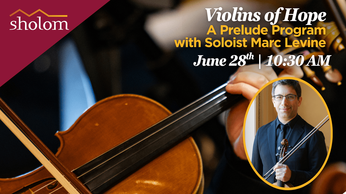Violins of Hope Program with Soloist Marc Levine event St. Paul Senior Assisted Living Options Near Me
