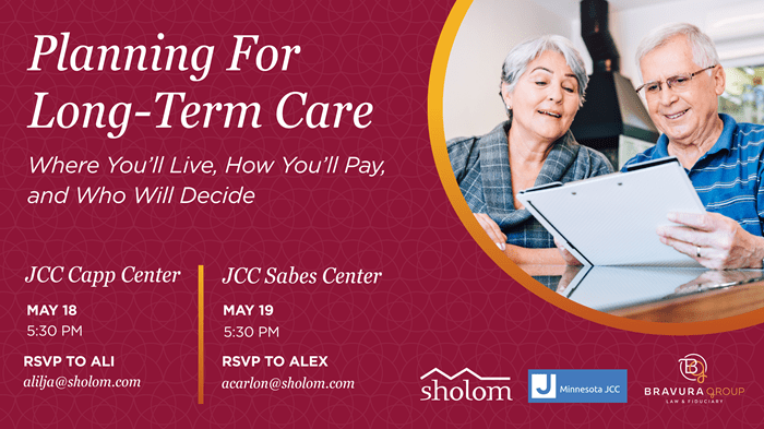 Planning for Long-Term Care Event at Sholom